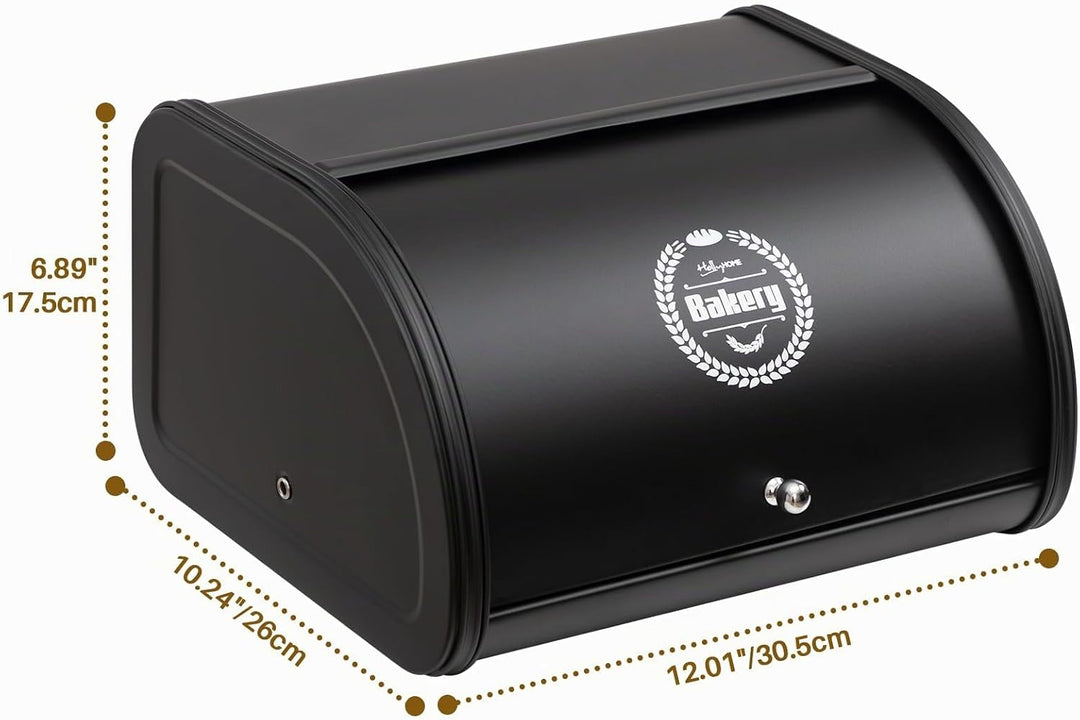 HollyHOME Brotkasten Brotaufbewahrungsbox, Metall-Brotkästen für die Küche, Brotaufbewahrungsbehälte