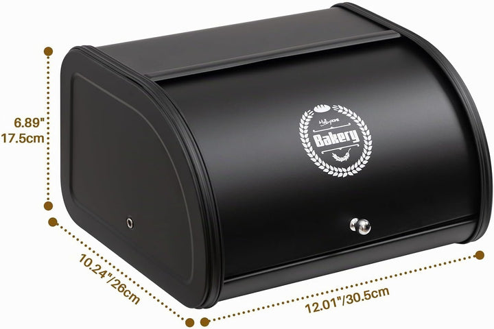 HollyHOME Brotkasten Brotaufbewahrungsbox, Metall-Brotkästen für die Küche, Brotaufbewahrungsbehälte