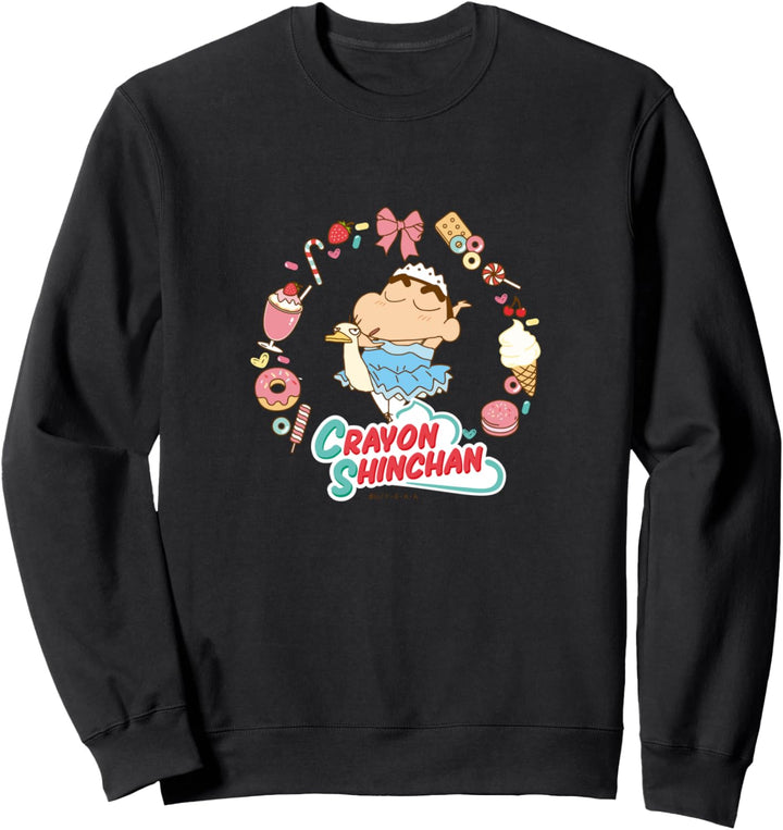 Crayon Shin-chan Shin-chan und Swan Dessert Time Sweatshirt