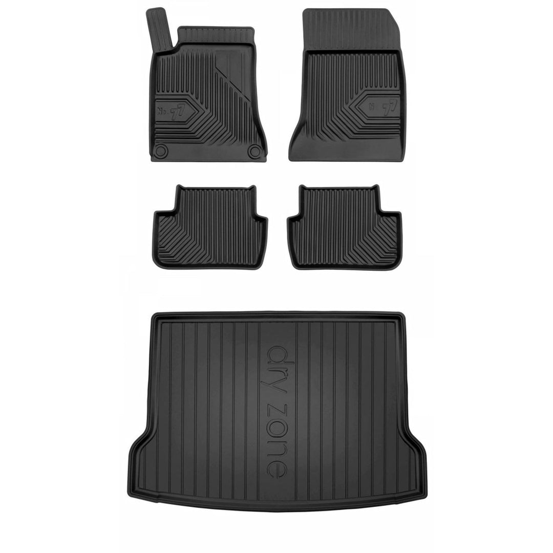 Satz Fussmatten und Gummimatte für Mercedes GLA X156 2013-2019