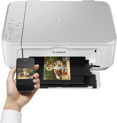 Canon PIXMA MG3650 Tintenstrahl-Multifunktionsdrucker Scanner Kopierer weiss, Weiss