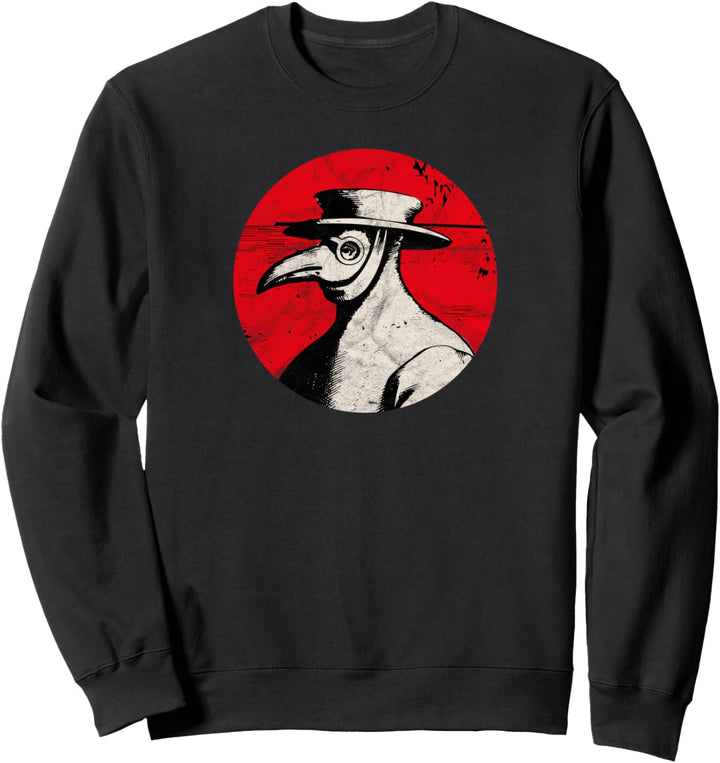 Okkult Plague Doctor Pest Witchcraft Hexe Baphomet Sacred Sweatshirt