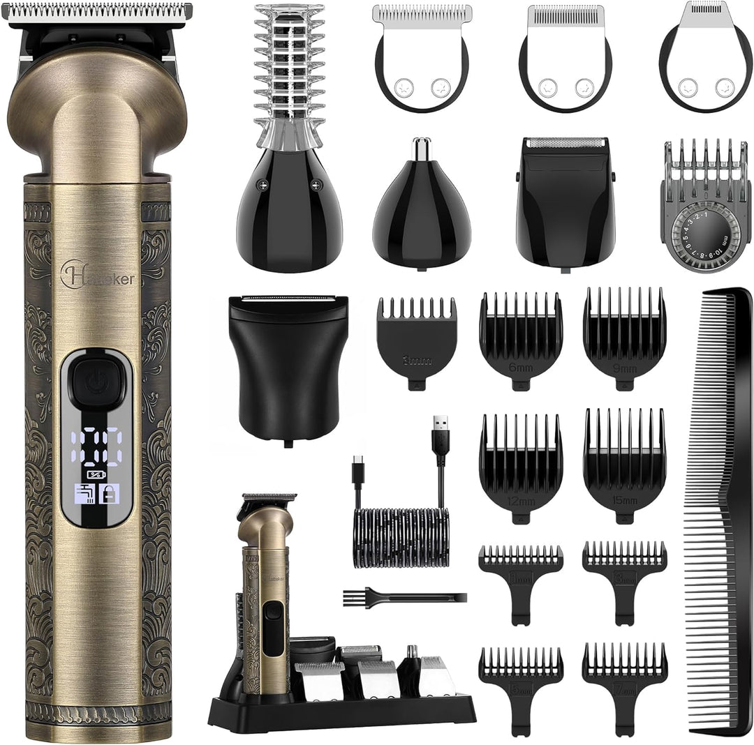 Hatteker Bartschneider Haarschneidemaschine Herren Profi Haarschneider Barttrimmer Haartrimmer Körpe