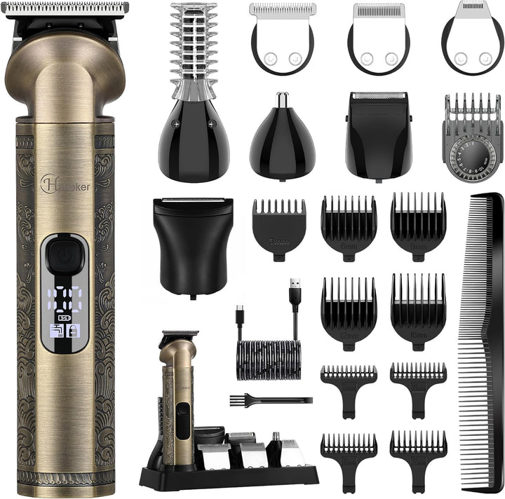 Hatteker Bartschneider Haarschneidemaschine Herren Profi Haarschneider Barttrimmer Haartrimmer Körpe
