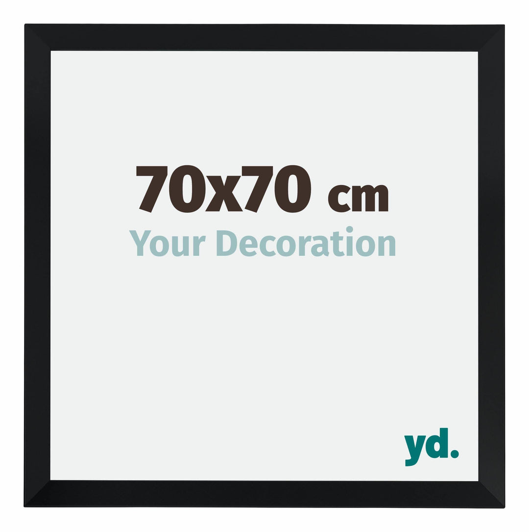 yd. Your Decoration - Bilderrahmen 70,00x70,00 cm - Bilderrahmen aus MDF mit Acrylglas - Antireflex