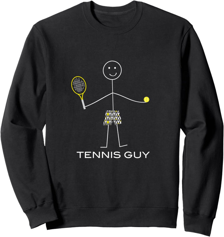 Lustige Herren Tennis, Jungen Tennisspieler Geschenke Sweatshirt
