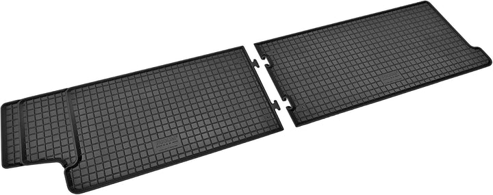 Z4L Gummifussmatten und Kofferraumwanne EIN Set geeignet für VW T6 Transporter/Caravelle 8/9 Sitze a