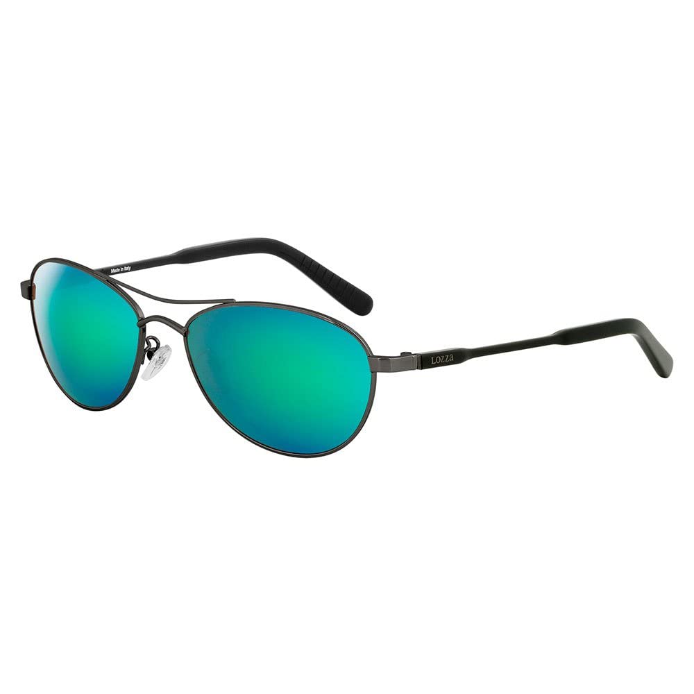 Lozza Unisex S0353743 Sonnenbrille, braun, 58 mm
