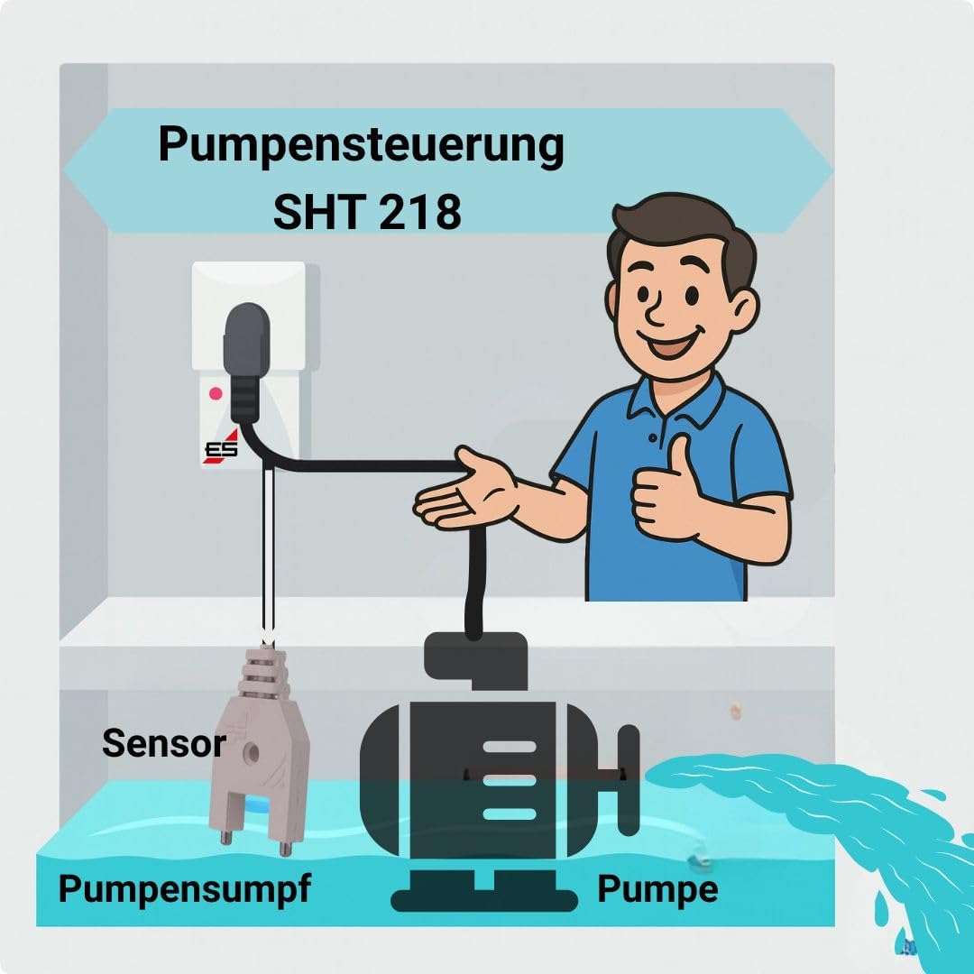 Schabus 300218 SHT 218 Wassermelder (b x h x t) 57 x 121 x 38 mm