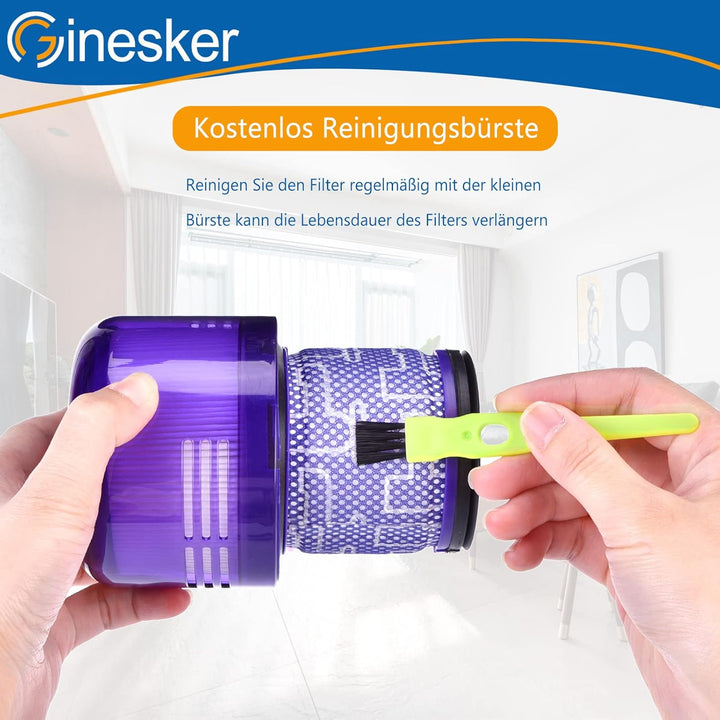 2 Stück Filter für Dyson V11 Absolute Animal V15 Detect SV14 SV22 Extra Pro Torque Drive Akku Staubs