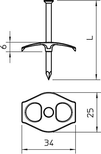 OBO Bettermann OBO Nagel-Fix 3,0x40mm 1996/40