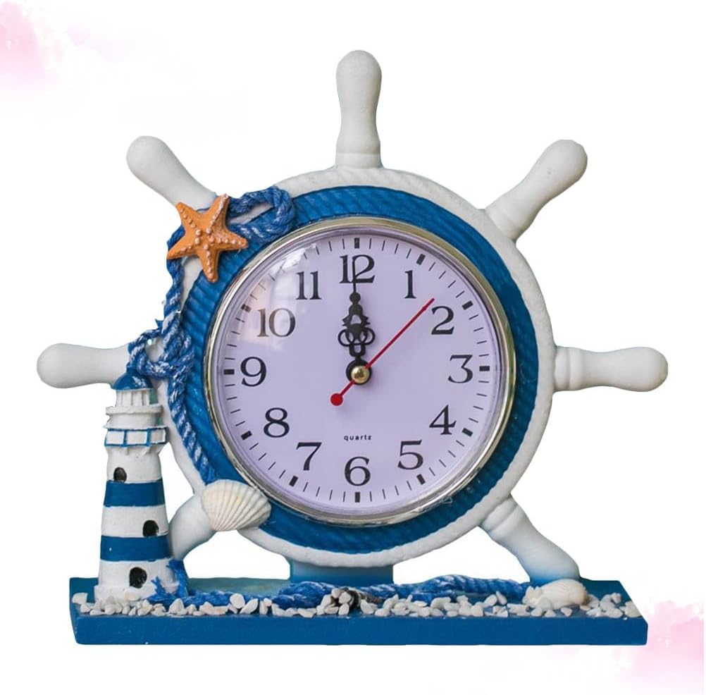 Cabilock Nautische Wanduhren Küchenuhr Wanduhr Wohnzimmerdekor: Nautische Schleichende Wanduhr Moder