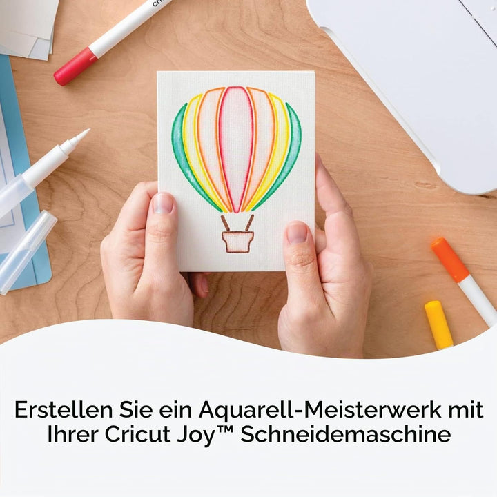 Cricut Watercolor Marker &amp; Brush Set 8 Marker, 1 Wasserpinsel Erstellen Sie ein Aquarell Meisterwerk