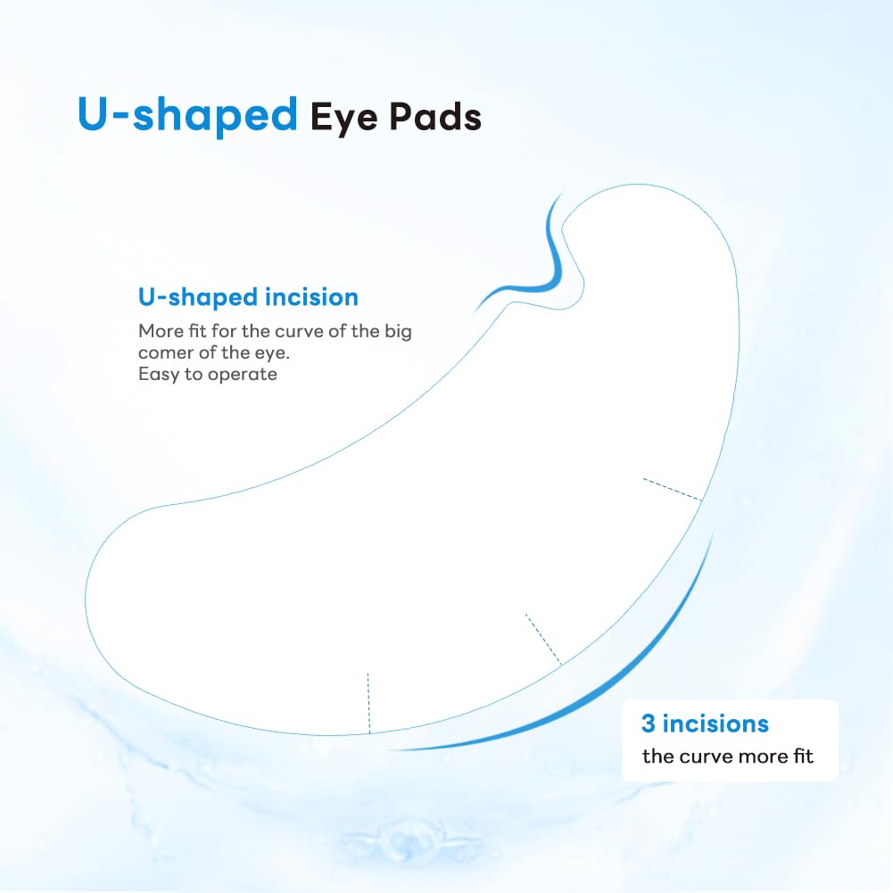 100 Paare Augenpads Wimpernpads für Wimpernverlängerung Wimpernlifting Wimpern Färben Wimpern Augen