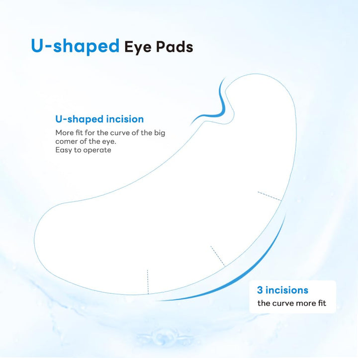 100 Paare Augenpads Wimpernpads für Wimpernverlängerung Wimpernlifting Wimpern Färben Wimpern Augen