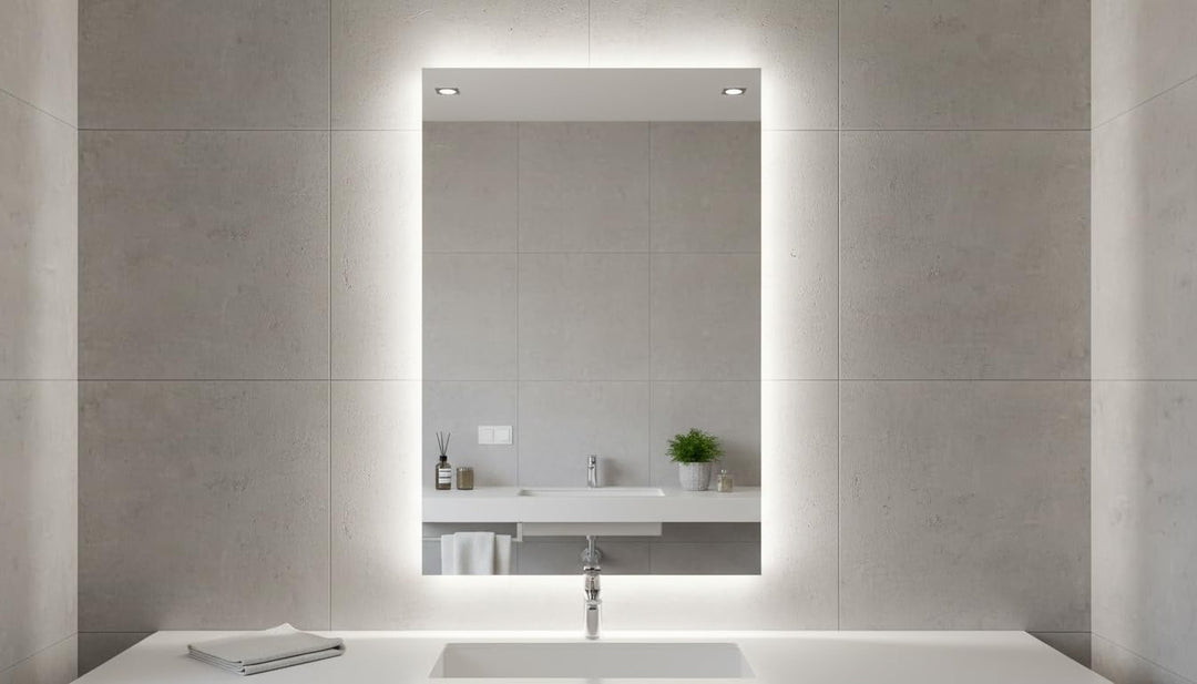 BD ART - Wandspiegel - Badspiegel - Spiegel Gross - Mirror - Ganzkörperspiegel - mit LED Beleuchtung