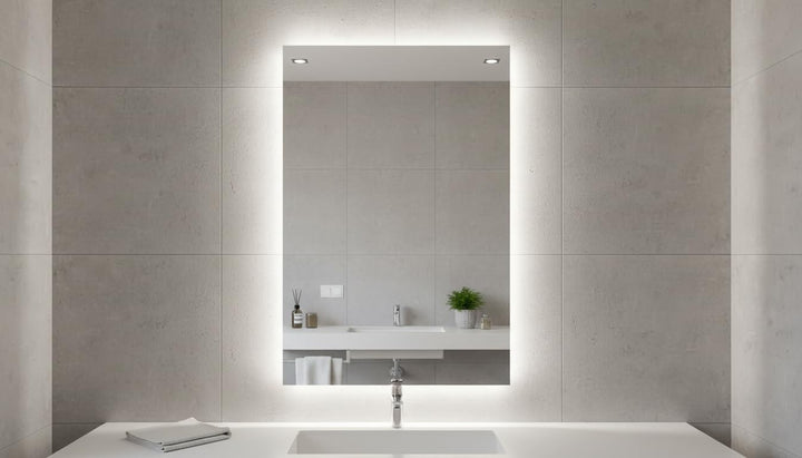 BD ART - Wandspiegel - Badspiegel - Spiegel Gross - Mirror - Ganzkörperspiegel - mit LED Beleuchtung