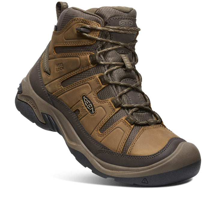 KEEN Herren Circadia Mid Waterproof Wanderstiefel 44.5 EU Bison Brindle, 44.5 EU Bison Brindle