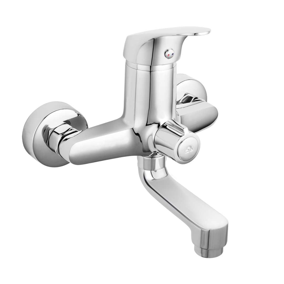 Badewannenarmatur Wandarmatur Mischbatterie Armatur für Badewanne