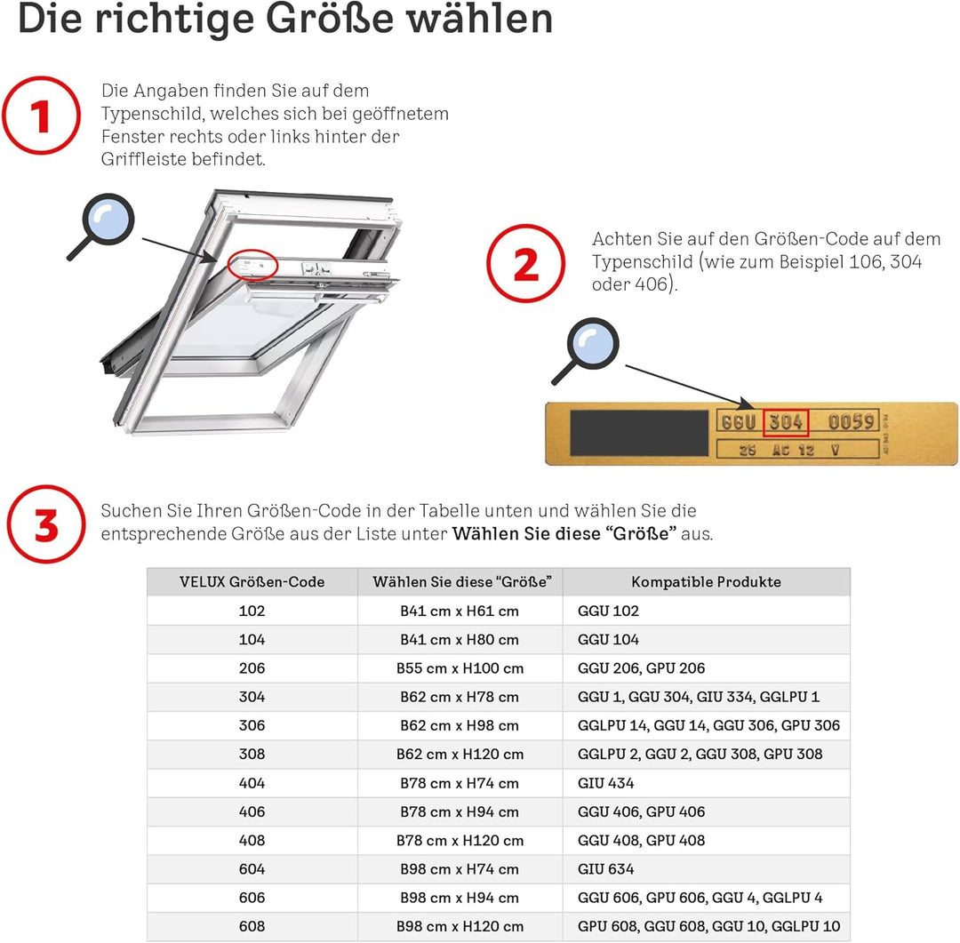 VELUX Original Verdunkelungsrollo (DKU), Silberne Seitenschienen, 334, 304, 1, Uni Hellbeige 334, 30