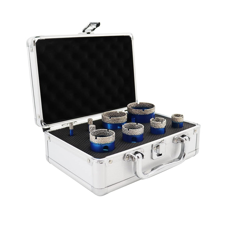 Diamant Trockenbohrer Fliesenbohrer set - BRSCHNITT Diamantbohrer Lochsäge für Fliesen Porzellan Ker