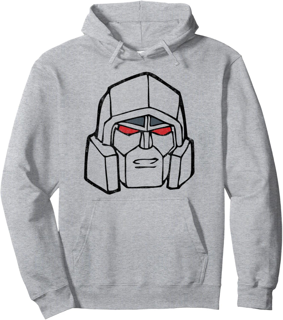 Transformers Megatron Vintage Big Face Pullover Hoodie