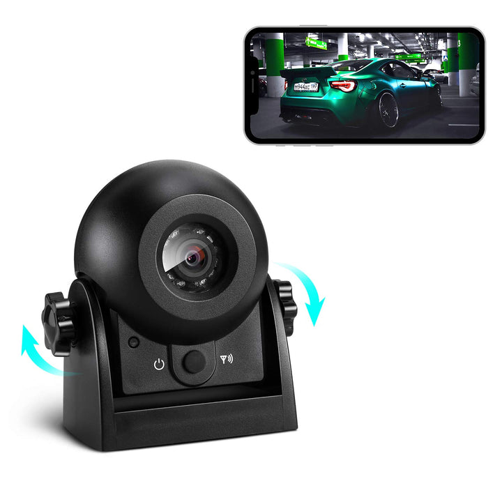 Kabellose Rückfahrkamera, Uzone WiFi Auto magnetische Rückfahrkamera Super Nachtsicht IP68 Wasserdic