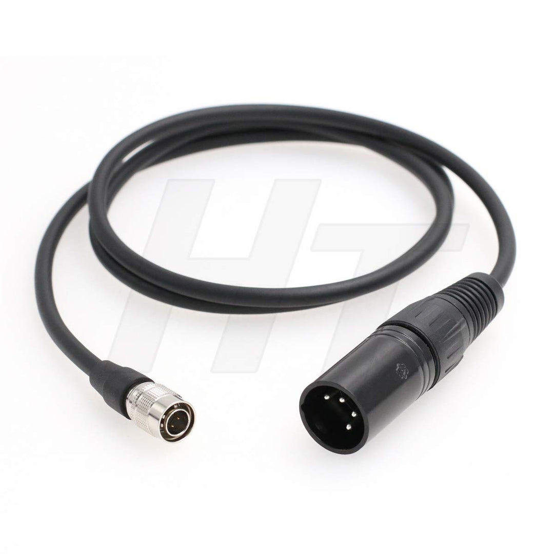 HangTon Stromkabel XLR 4 Pin auf Hirose 4 Pin Soundgeräte Zaxcom Recorder
