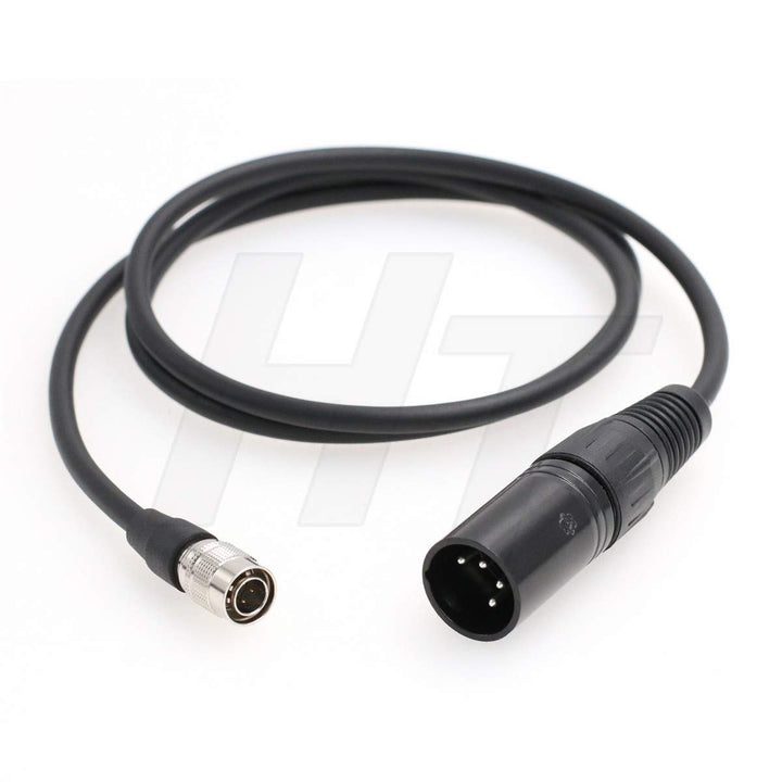HangTon Stromkabel XLR 4 Pin auf Hirose 4 Pin Soundgeräte Zaxcom Recorder