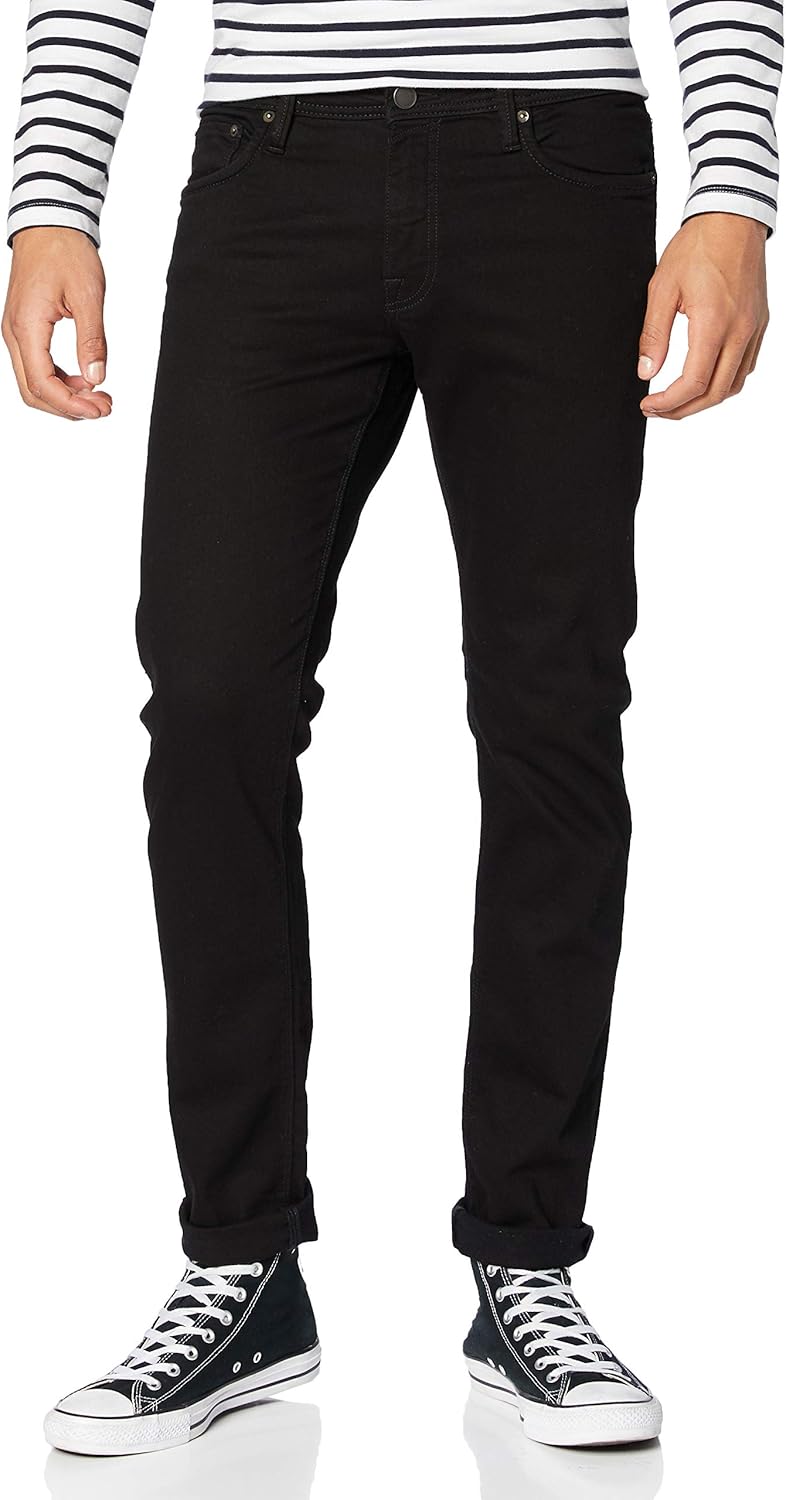 JACK & JONES Male Slim Fit Jeans JJIGLENN JJFELIX GE 046 50SPS NOOS Slim Fit Jeans 26W / 30L Black D