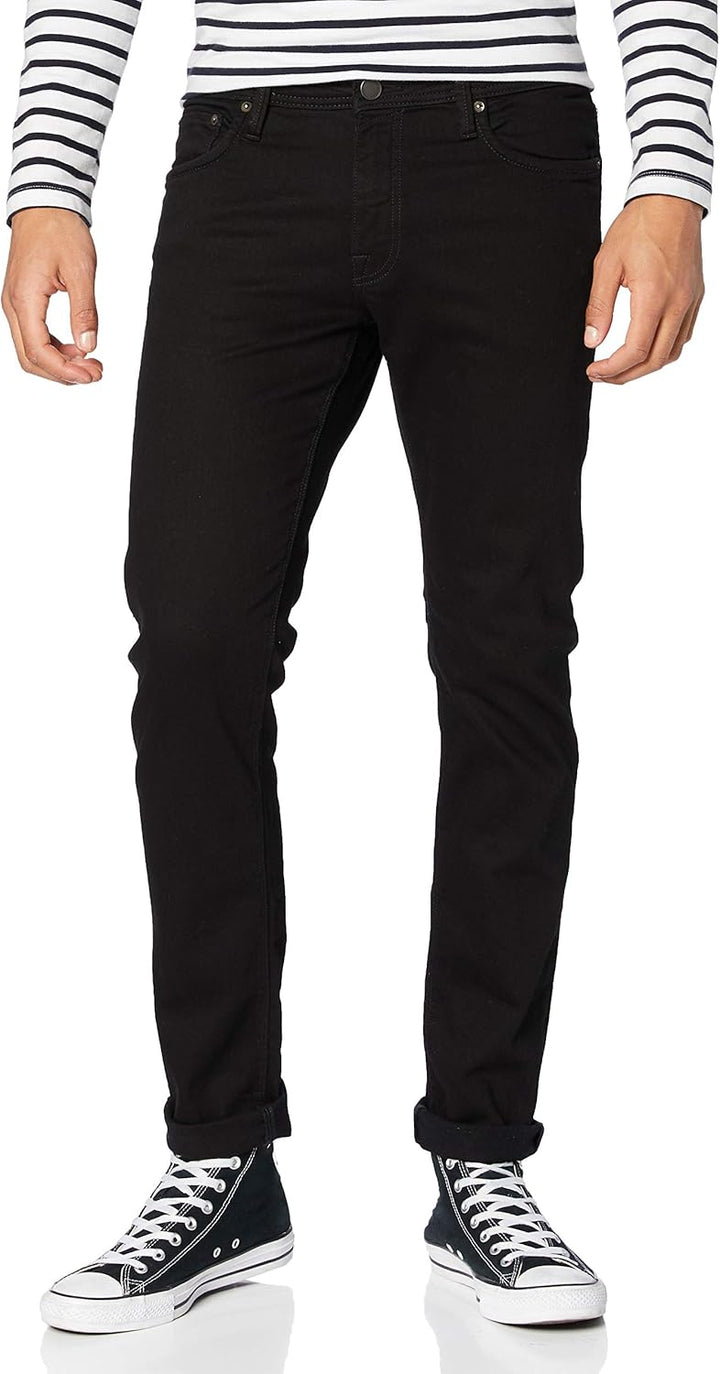 JACK & JONES Male Slim Fit Jeans JJIGLENN JJFELIX GE 046 50SPS NOOS Slim Fit Jeans 26W / 30L Black D