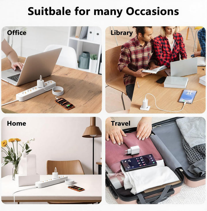 3er-Pack USB C 25W Ladegerät Ladekabel, Schnellladegerät PD3.0 Stecker Typ C Handy Netzteil Wand-Lad