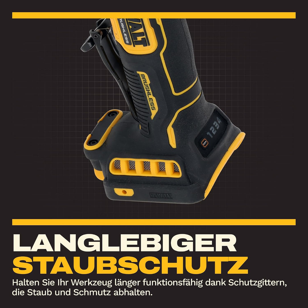 DEWALT 18V XR Bürstenloser kompakter Winkelschleifer, DCG421N-XJ | 4 Geschwindigkeiten, elektronisch