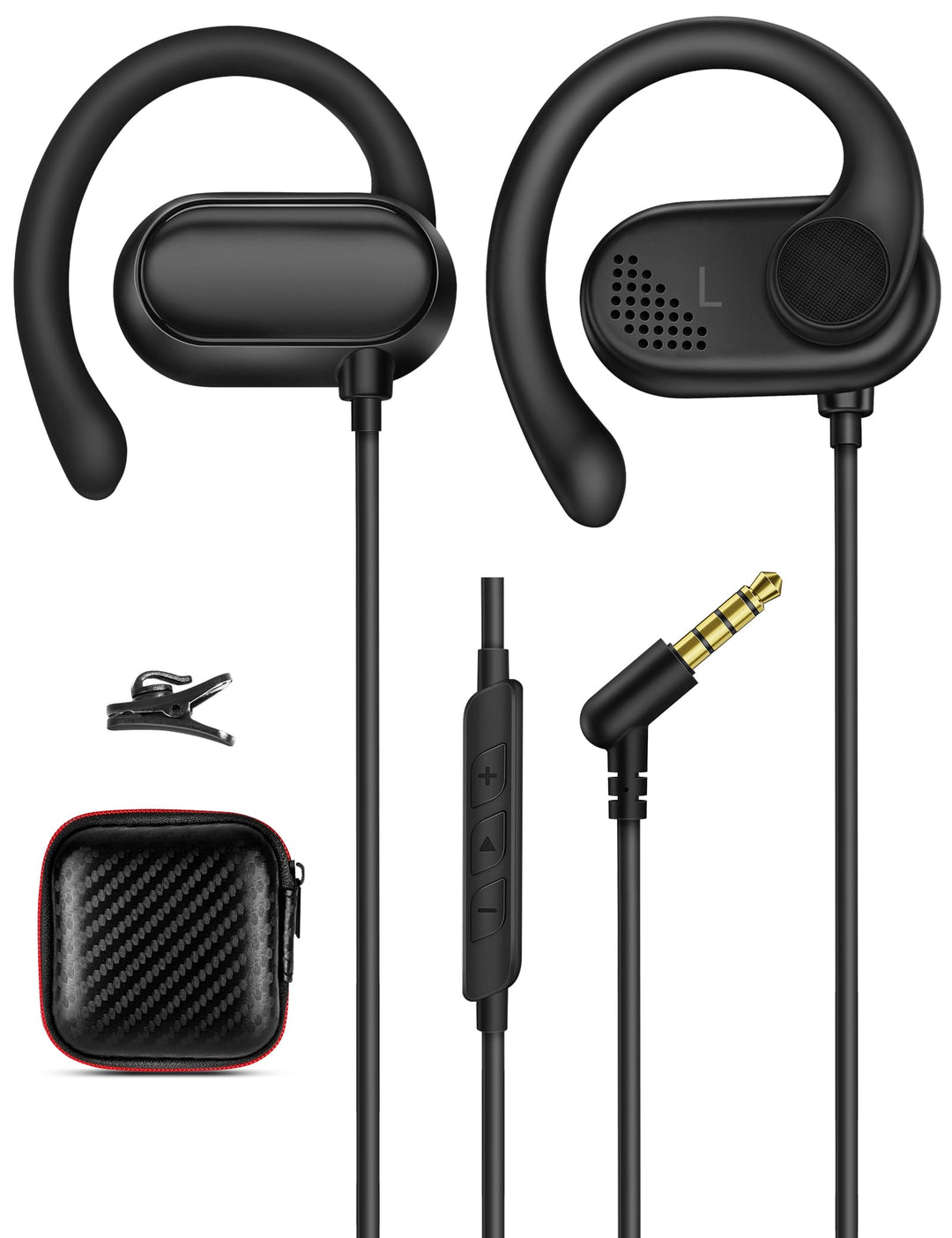 AUX 3,5mm Sport Kopfhörer Kabelgebunden für Xiaomi Redmi Note 14s 14 14Pro 15C Poco M7Pro,1,5m Kabel