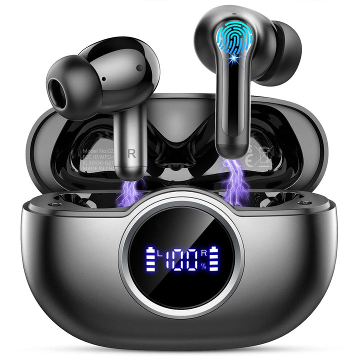 Rinsmola 2026 Bluetooth Headphones, 50 Hours Deep Bass Kopfhörer Kabellos Bluetooth 5.4, 3.6g A-Ster