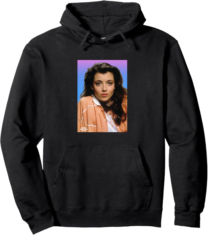 Ferris Bueller Sloane Photoreal Portrait Pullover Hoodie
