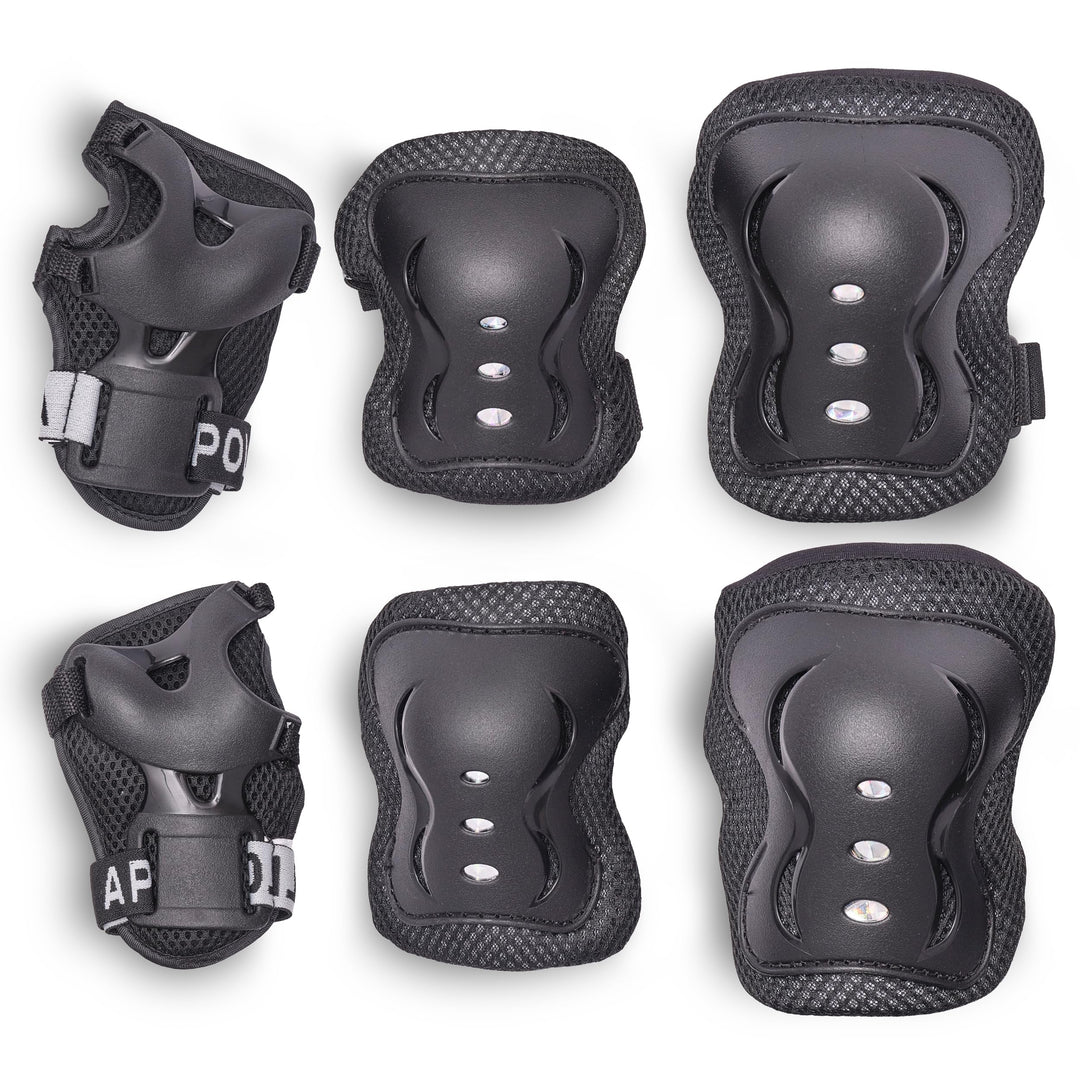 Apollo Schoner Set für Kinder, Knie und Ellenbogenschützer Kinder und für Handgelenk, Protektoren Ki