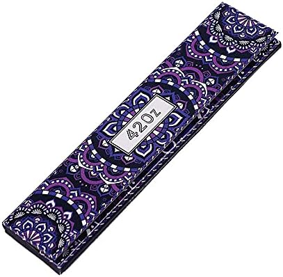 420z King Size Ultra Thin Papers aus Bio Luzerne, Grape Sparkle, 33 Blättchen pro Heftchen 1 Box (50