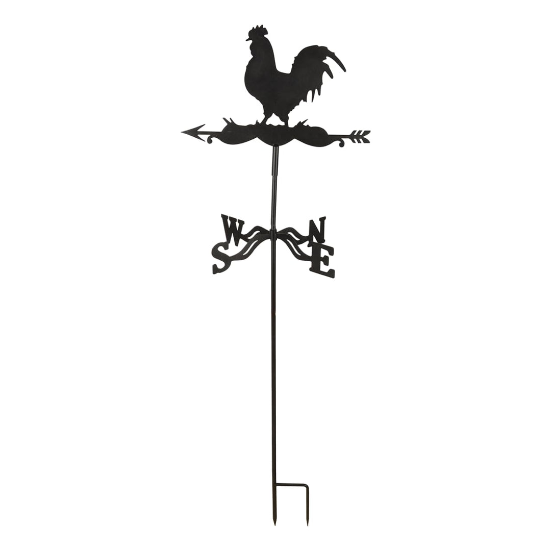 Esschert Design Wetterhahn aus Metall, 45,0 x 40,0 x 134,3 cm