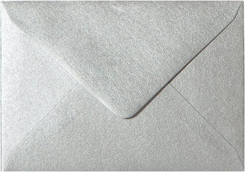 Briefumschläge DIN B6 125 x 176 mm spitze Lasche Nassklebung 120g für Hochzeit, Einladungen, Glückwu