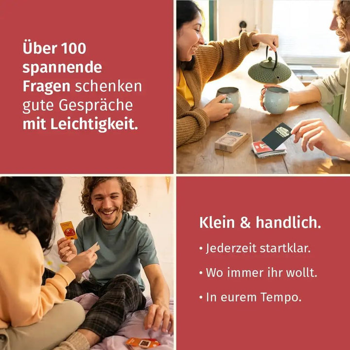 Das Neue PaarMinuten Doppelpack – 2 Spiele mit je 53 interaktiven Gesprächsimpulsen für Paare – Vale