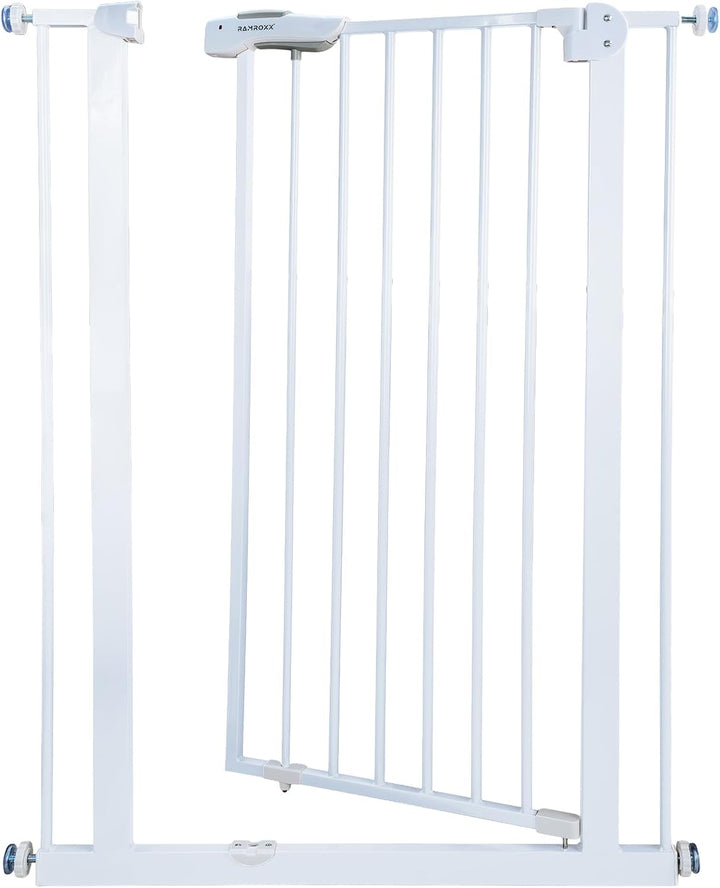 Absperrgitter Treppenschutzgitter weiss für 105-135cm Durchgang 110cm Hoch