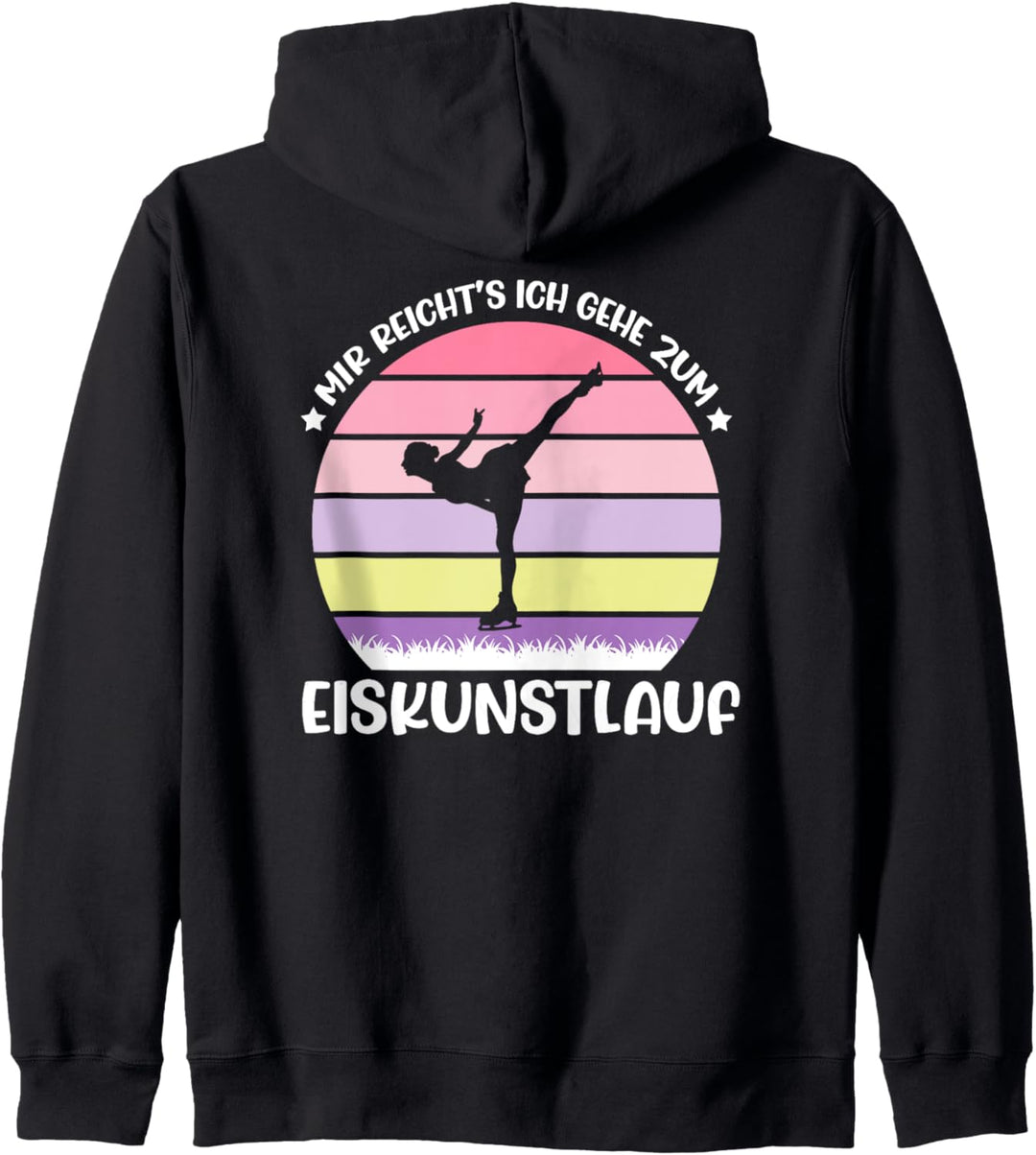 Ich Gehe Zum Eiskunstlauf, Damen Eiskunstläuferin Frauen Kapuzenjacke