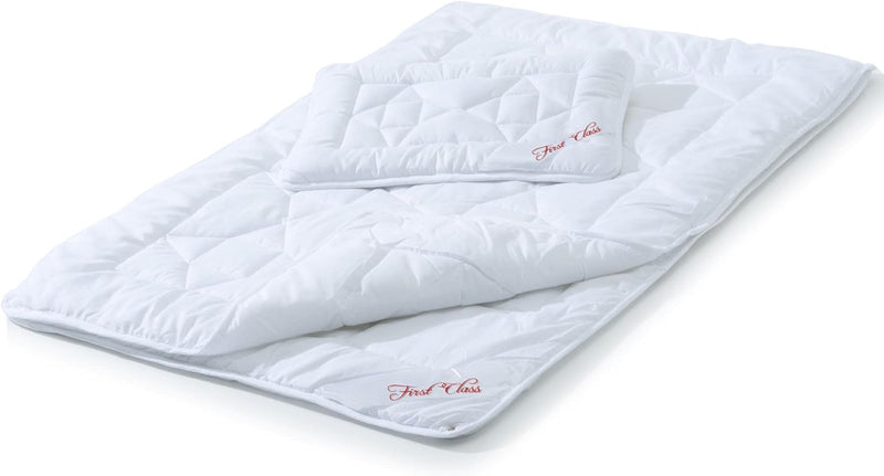 CelinaTex First Class Kinder Bettdecke 100 x 135 cm 4 Jahreszeiten Decke Set mit Kopfkissen 40 x 60