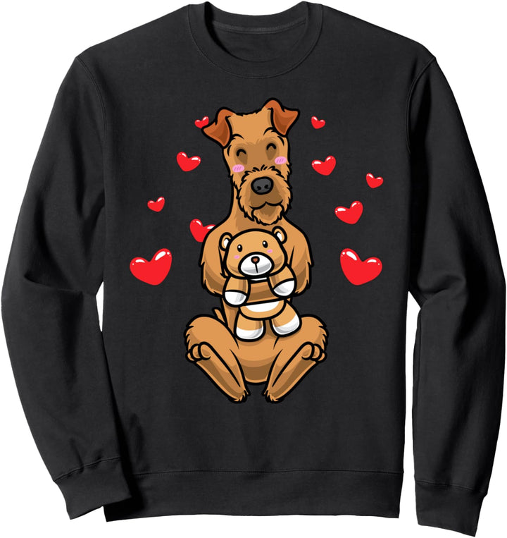 Kawaii Irish Terrier Kuscheltier Hund Herz Irish Terrier Sweatshirt