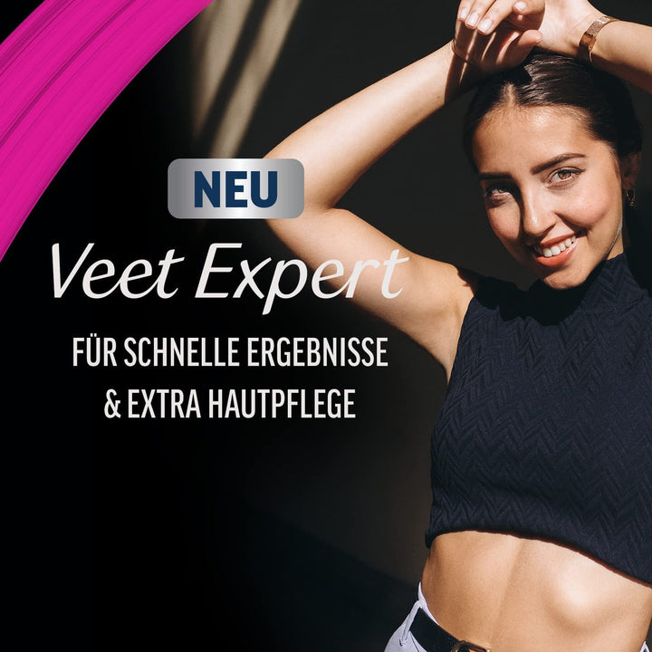 Veet Expert Kaltwachsstreifen Körper &amp; Beine - Wachsstreifen zur Haarentfernung für alle Hauttypen i
