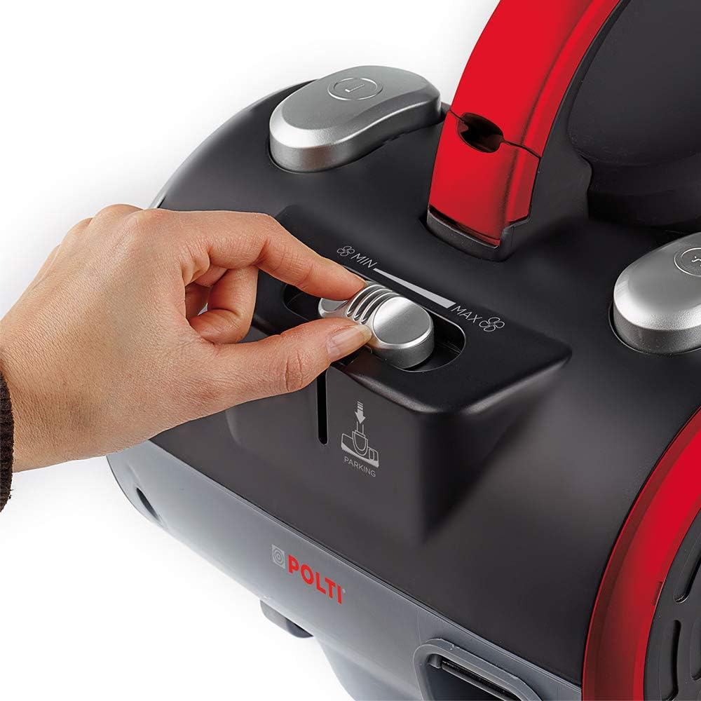 Polti PBEU0105 Bodenstaubsauger mit Zyklonfiltrierung, 2 liters, Schwarz_rot, Schwarz_rot