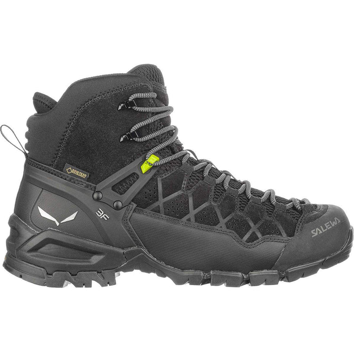 Salewa Herren Ms Alp Trainer Mid GTX Trekking-& Wanderstiefel 46.5 EU Schwarz, 46.5 EU Schwarz