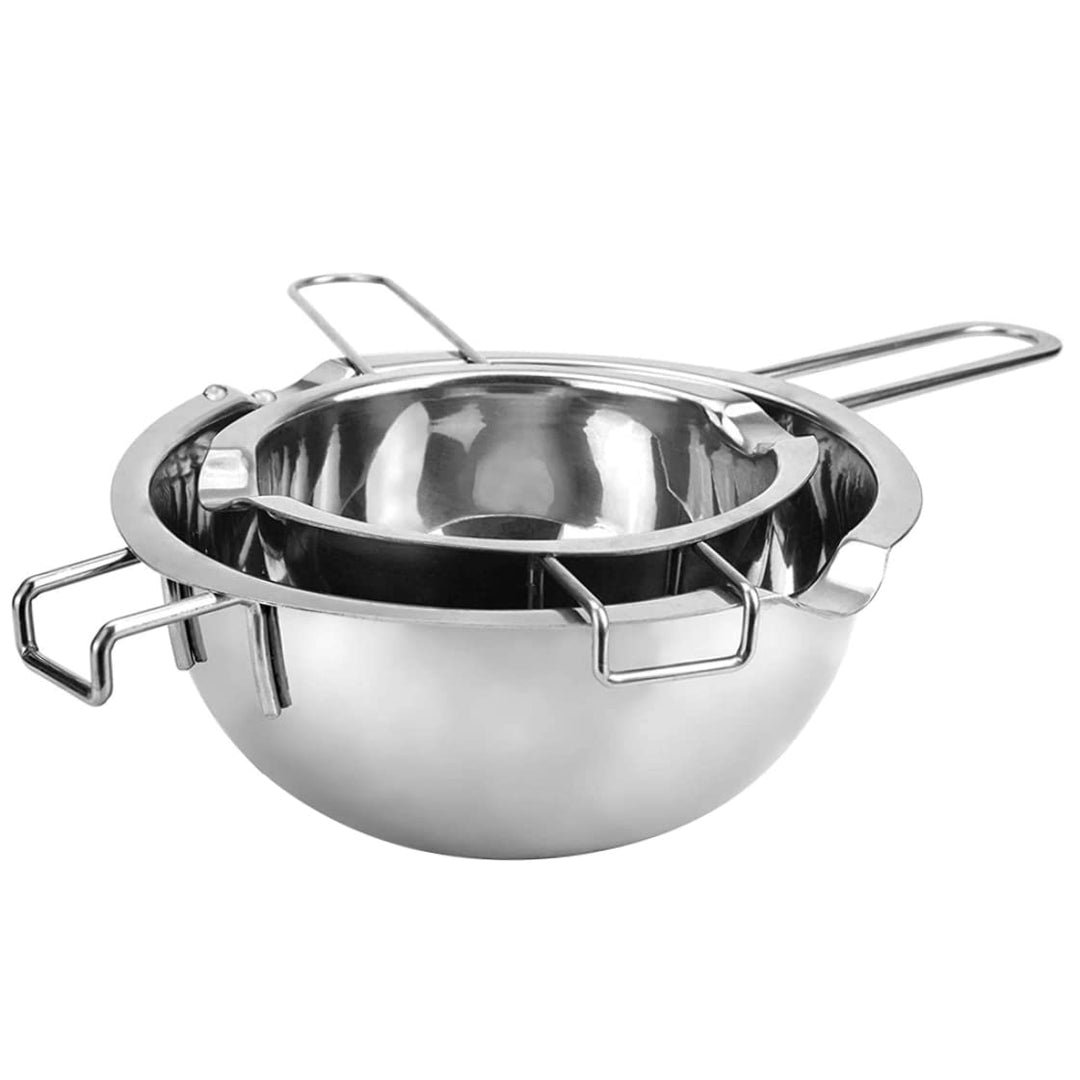Liummrcy Edelstahl Doppelkessel, heisser Schmelztopf Universal 400 ml, 1000 ml Butter -Schokoladenke