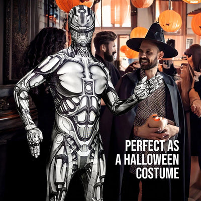 Morphsuits Roboter Kostüm für Erwachsene, Monster Verkleidung, Halloween und Karneval - L L Roboter,